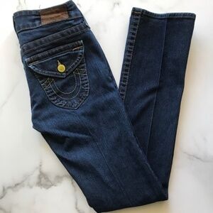 True Religion Dark Wash Straight Leg Jeans Size 26